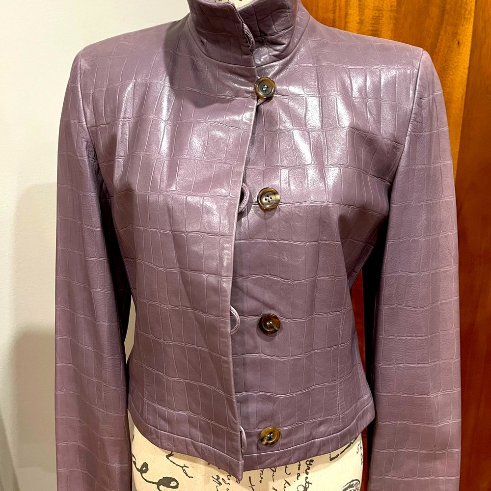 GIORGIO ARMANI Leather Jacket